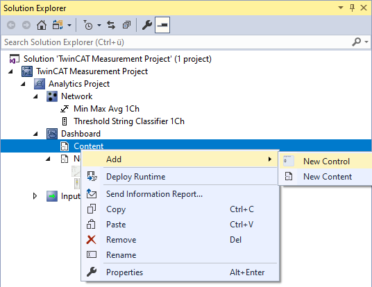 Manage dashboard structure and content in Analytics project 4: