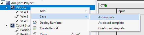 Scope configuration in the network template 1: