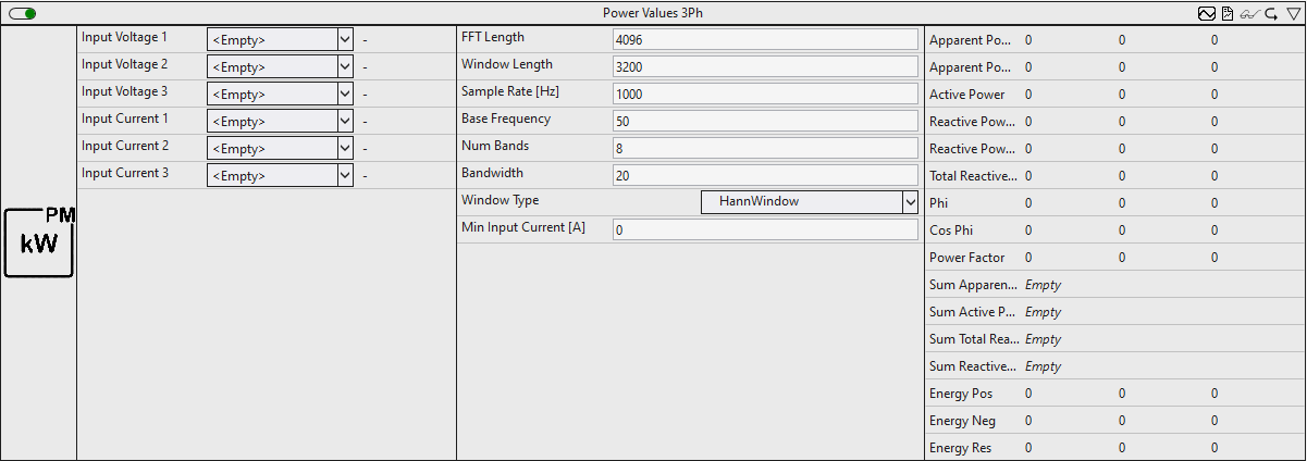 Power Values 3Ph 1: