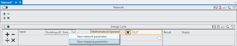 Global parameters 1: