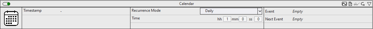 Calendar 1:
