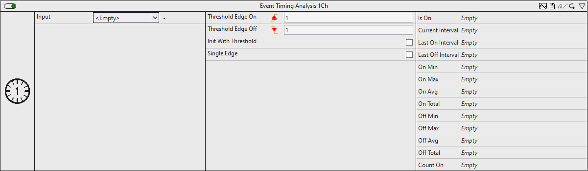 Event Timing Analysis 1Ch 1: