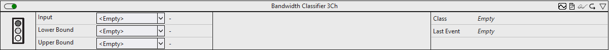 Bandwidth Classifier 3 Ch 1: