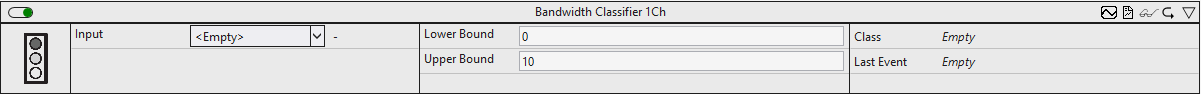 Bandwidth Classifier 1Ch 1: