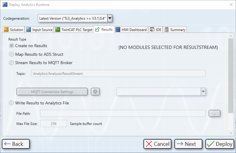 Runtime deployment 5: