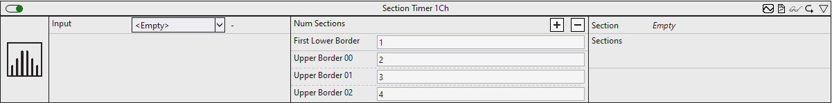 Section Timer 1 Ch 1:
