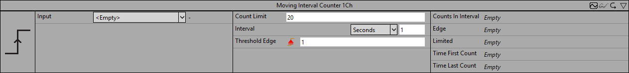 Moving Interval Counter 1Ch 1: