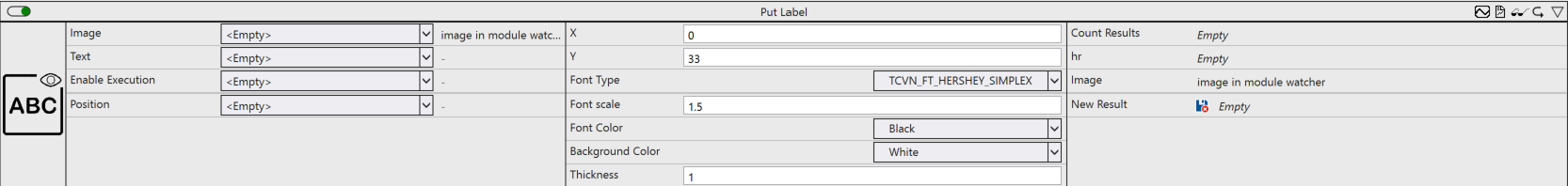 Put Label 1: