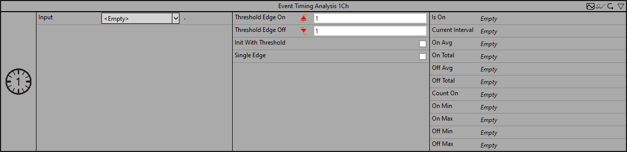 Event Timing Analysis 1Ch 1: