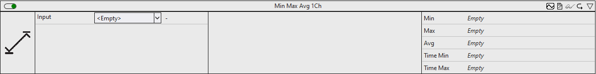 Min Max Avg 1Ch 1: