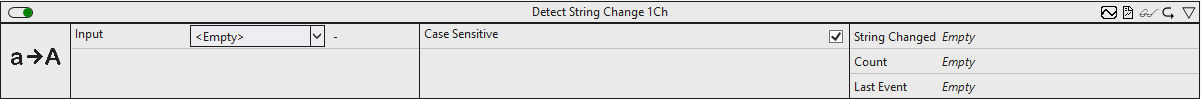 Detect String Change 1Ch 1: