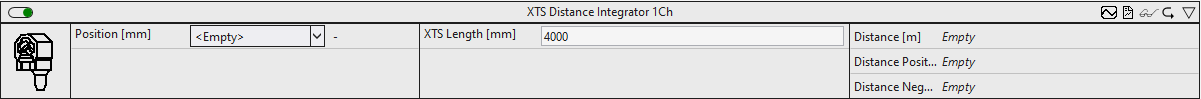 XTS Distance Integrator 1Ch 1: