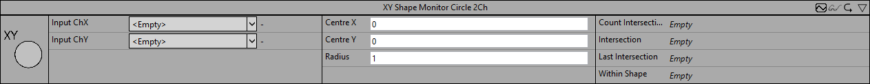 XY Shape Monitor Circle 2Ch 1: