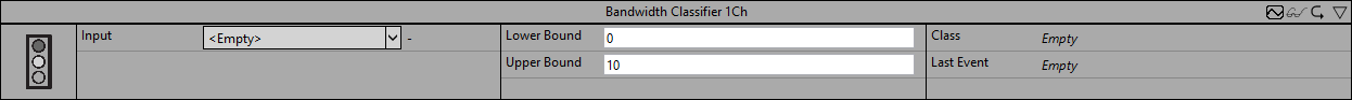 Bandwidth Classifier 1Ch 1: