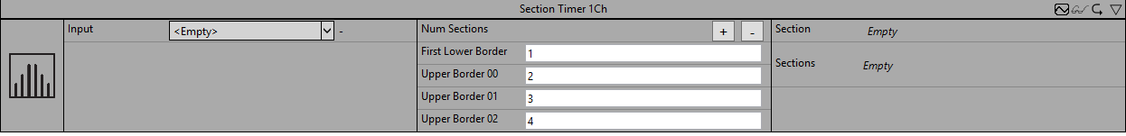 Section Timer 1 Ch 1: