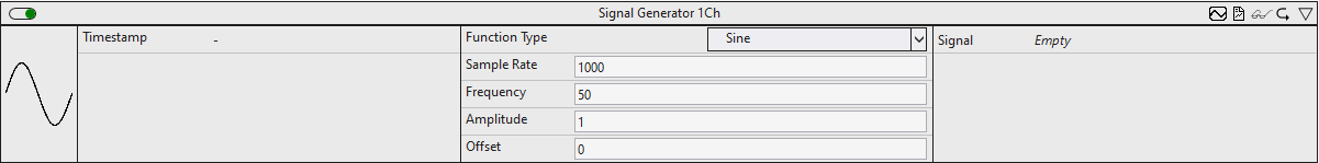 Signal Generator 1Ch 1: