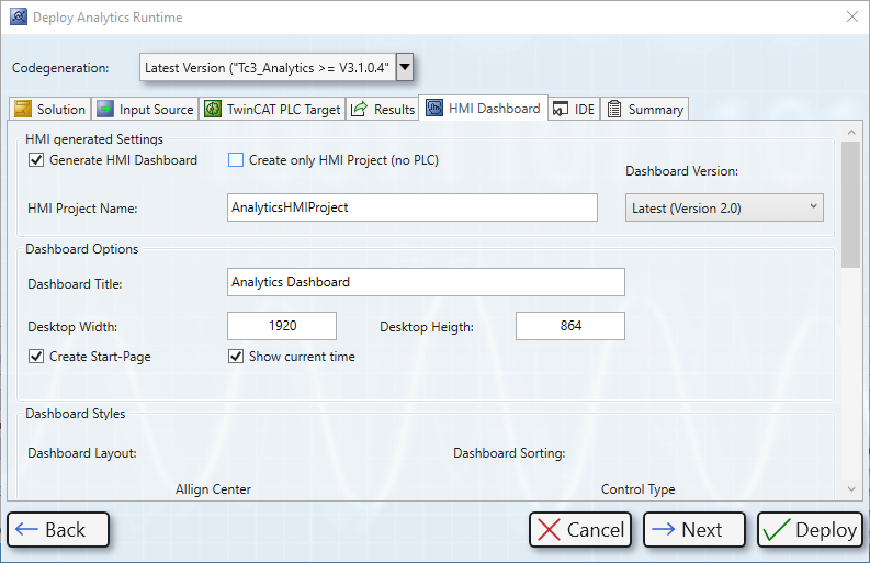 Runtime deployment 7: