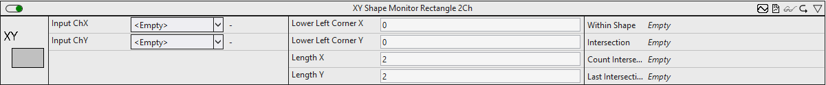 XY Shape Monitor Rectangle 2Ch 1: