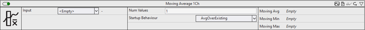 Moving Average 1Ch 1: