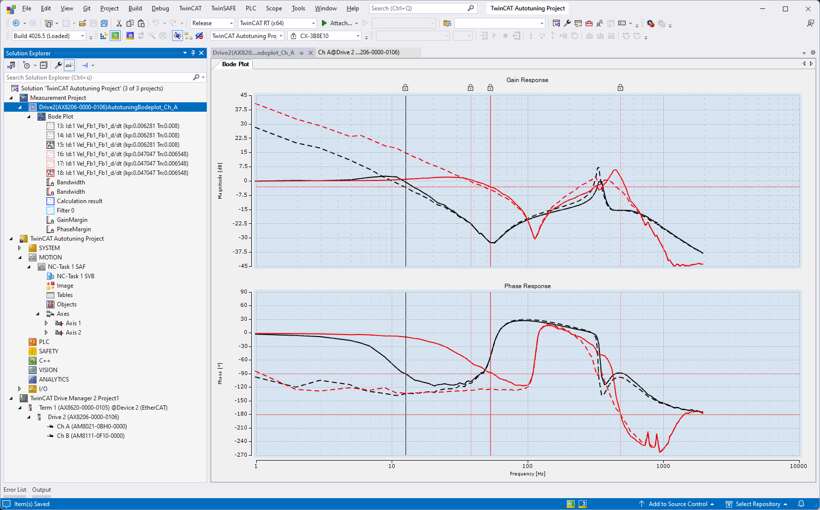 Exporting the tuning results 1: