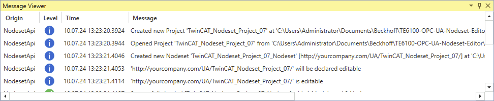 Message Viewer 1: