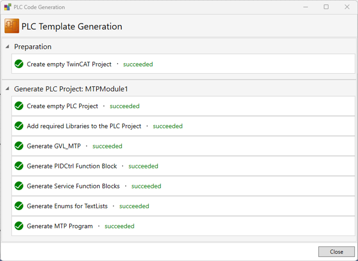 Automatic PLC code generation 1: