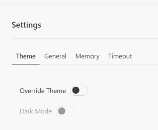 Settings Menu 2: