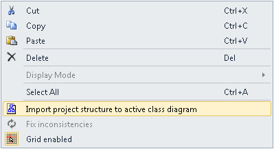 Adding existing elements to a diagram 2: