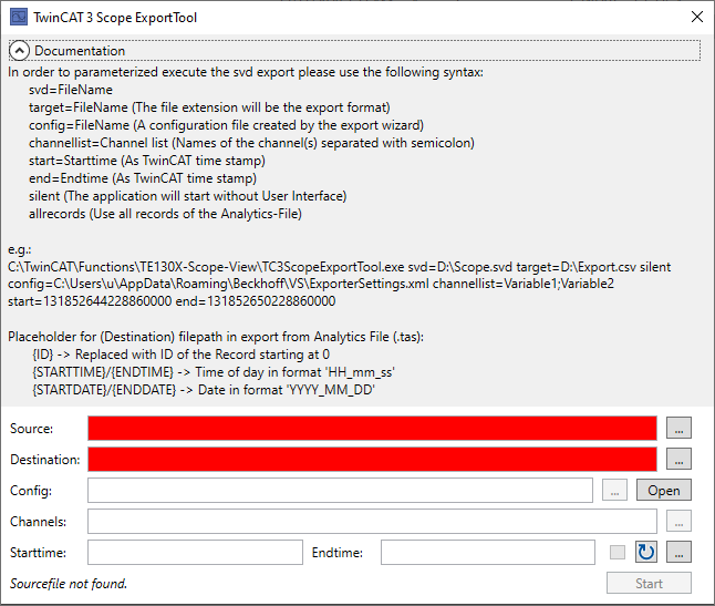 Automated export 1: