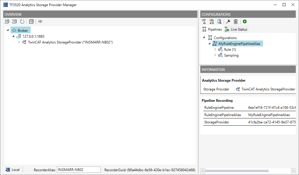 Saving a RuleEngine pipeline 2: