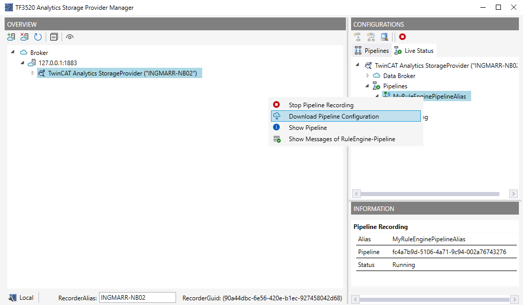 Download RuleEngine pipelines 1: