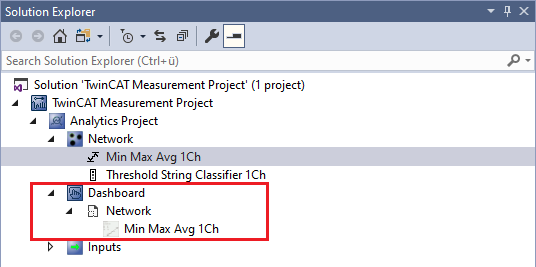 Manage dashboard structure and content in Analytics project 1: