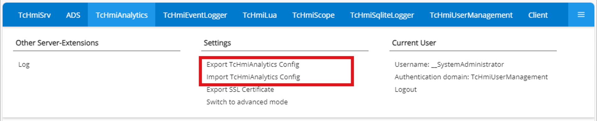 Using the interactive functions in standard TwinCAT HMI projects 6: