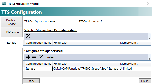 Configuring speech output 11: