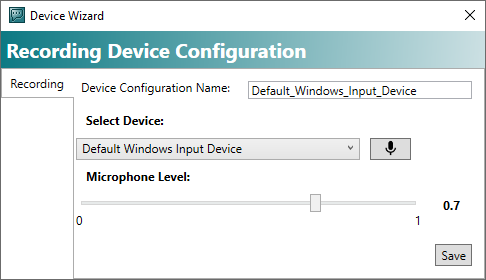 Configuring speech input 3: