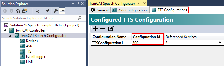 Configuring speech output 14: