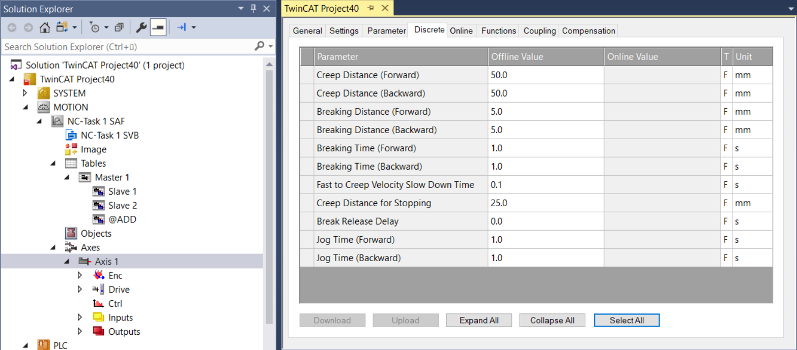 Discrete Axis (two speed) 3: