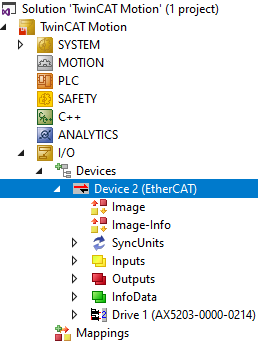 Create AX5000 and NC axis automatically 5: