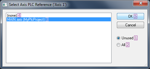 Button “Link To PLC…” 2: