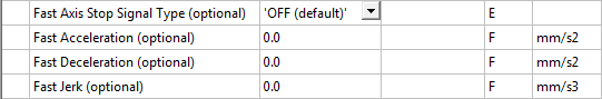 Fast Axis Stop 3: