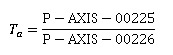 Denominator equivalent time constant for feedforward control of acceleration  (P-AXIS-00226) 2: