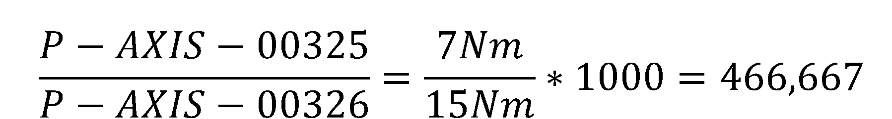 Example 1: Reducing the maximum torque 1: