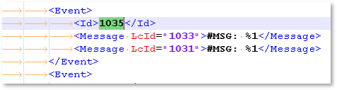 Direct output to Event Logger 1: