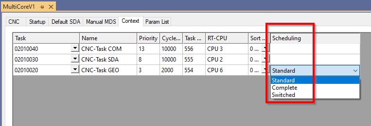 CNC scheduler 2: