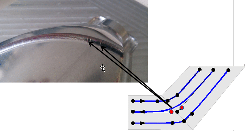 Surface machining with Surface Optimiser (method 3) 1: