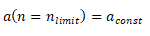 Method 1: Characteristic curve a(n) in polynomial- or hyperbola form 12: