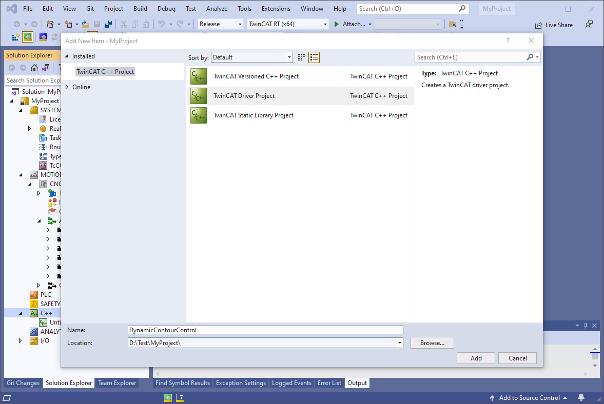 Create an object for Dynamic Contour Control 1: