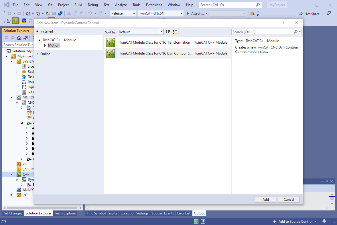 Create an object for Dynamic Contour Control 2: