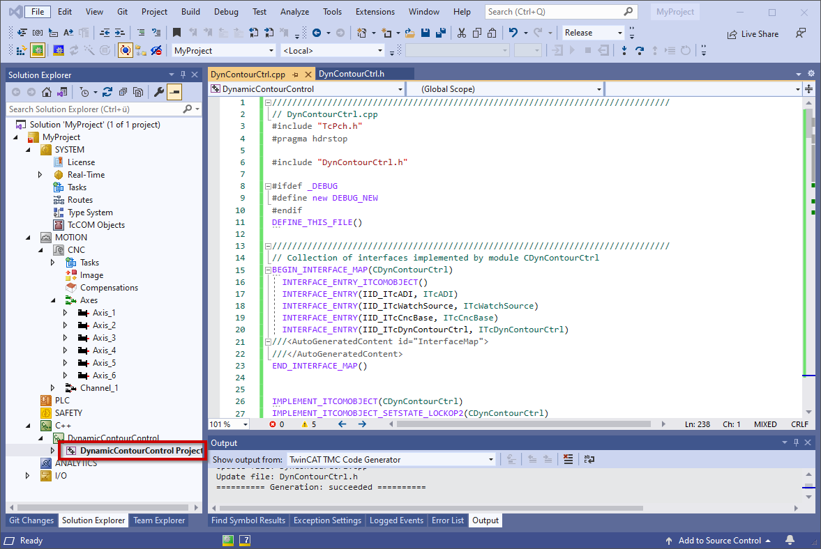 Create an object for Dynamic Contour Control 4: