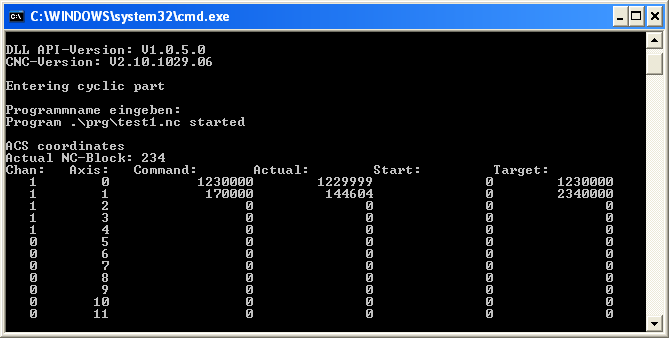 Use of the demo application 2: